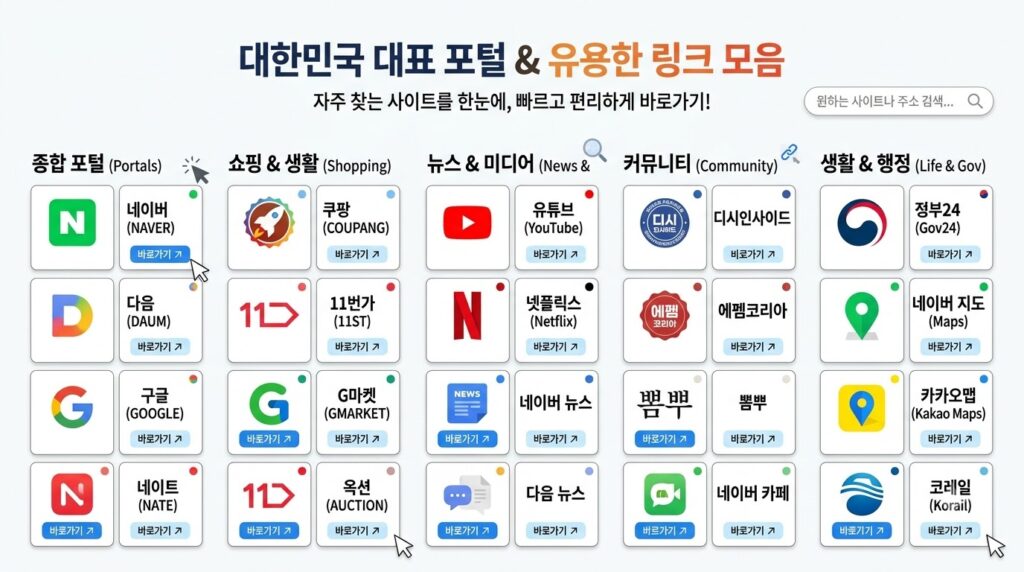 주소모음 공식주소 | 보안 표시 대조법